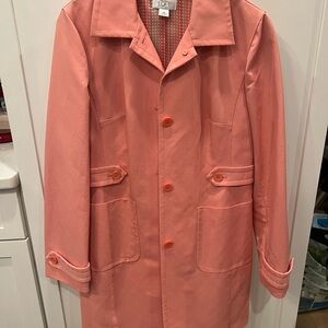 Chic Pink Coat Ann Taylor LOFT med LIKE NEW